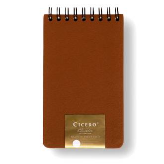 BLOCO ANOTACOES CLASSICO E 12X20 - PAUTADO/ CARAMELO 1118 - UN - CICERO