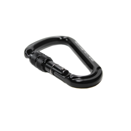 MOSQUETÃO ALUMINIO HMS TRV ROSCA 25KN SIDEUP PRETO