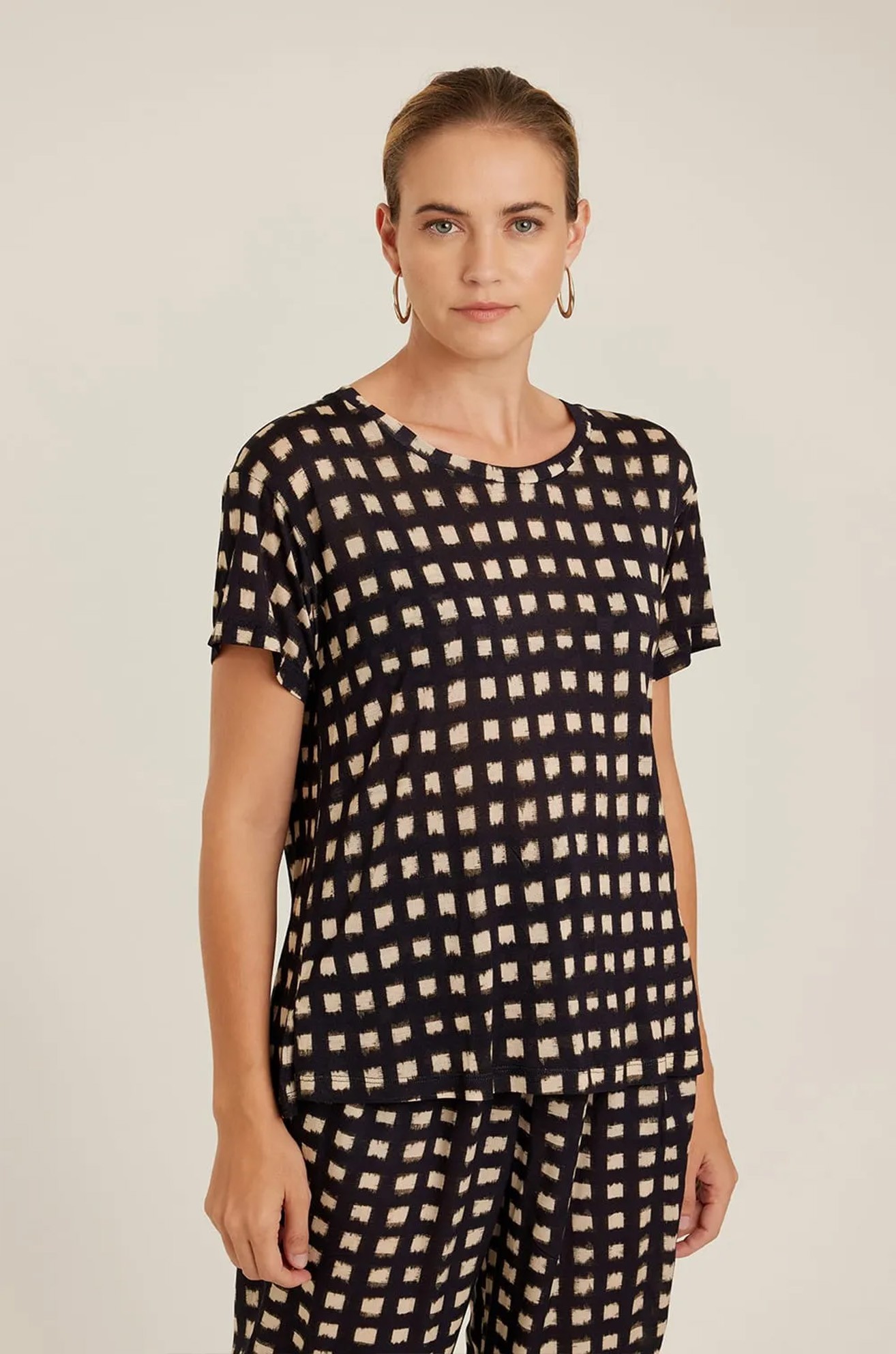 Blusa quadri vichy