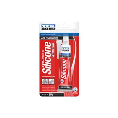 SILICONE TEK BOND ALTA TEMP 50g VERMELHO