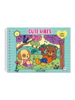 LIVRO DE COLORIR CUTE VIBES - UN - CIRANDA CULTURAL