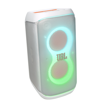 CAIXA DE SOM STAGE 120 BRANCA (9166) + PARTYLIGHT BEAM - UN - JBL