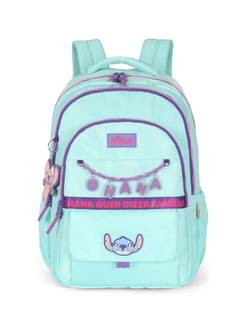 MOCHILA P/NB STITCH MJ50081SC - OHANA - TURQUESA - UN - LUXCEL