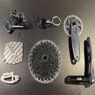 Grupo de Peças Sram Original GX Eagle Preto Lunar