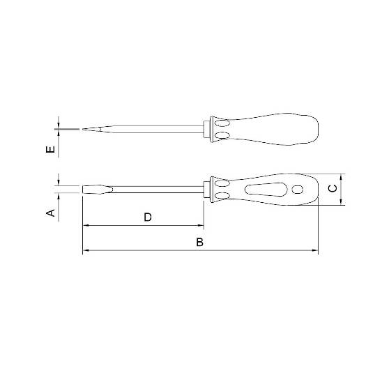 CHAVE FENDA 5 X 150 TRAMONTINA PRO REF. 44130/023