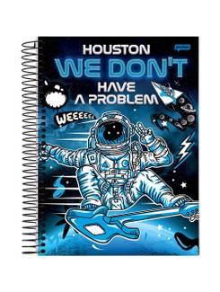 CADERNO UNIV CAPA DURA 10X1 160FLS - INSANO - UN - JANDAIA