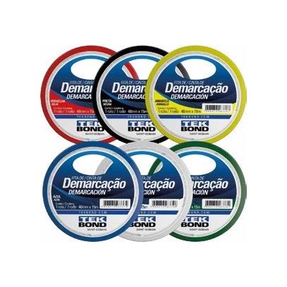 FITA DEMARCACAO PRETA TEK BOND 48mmx15m