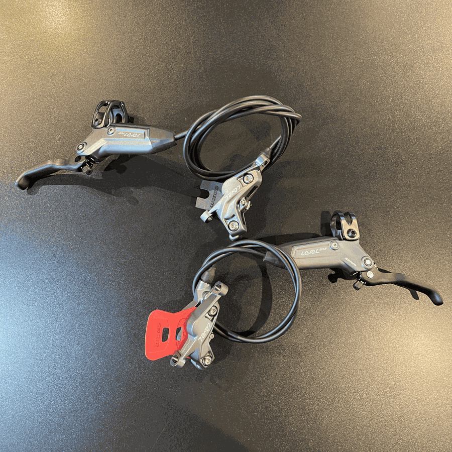 Par de Freio a Disco Sram Original Hidráulico Level Bronze 4 Pistões