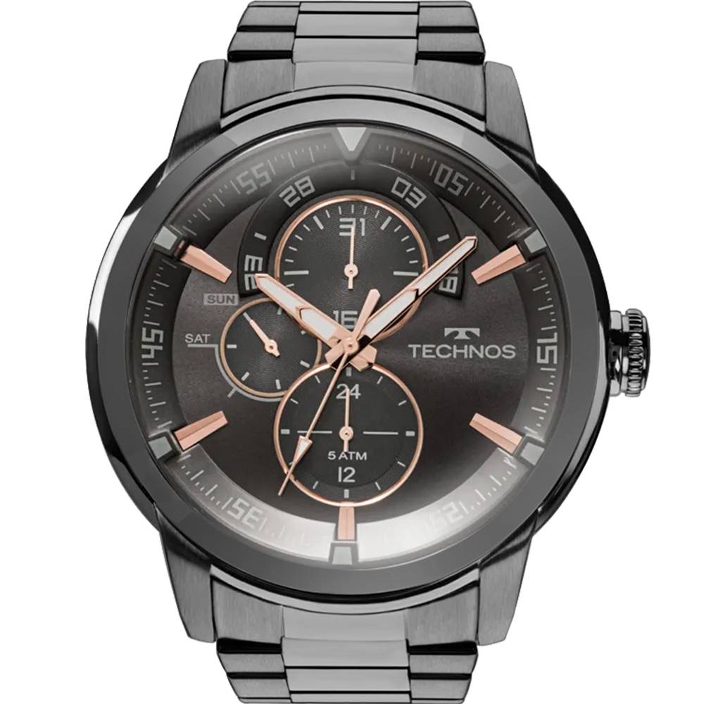 RELOGIO TECHNOS  6P57AB/4P