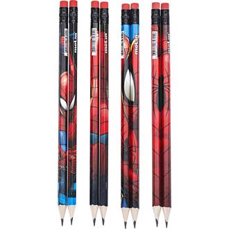LAPIS HB HOMEM ARANHA C/BORRACHA - 13586 - UN - MOLIN