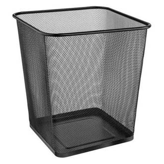 CESTO METAL QUADRADO 16,5L OR98410 - PRETO - UN - ORDENE