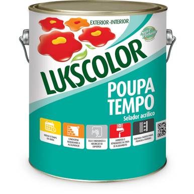 SELADOR ACRÍLICO POUPA TEMPO LUKSCOLOR BRANCO 3.6L