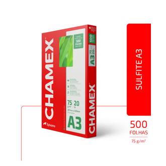 PAPEL CHAMEX 75G 500FLS - A3 - CX 5 - CHAMEX