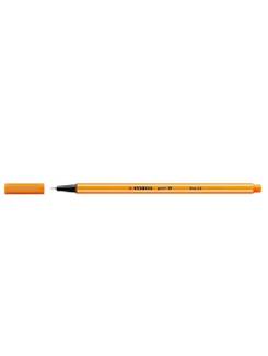 CANETA MICROLINE 0,4MM - LARANJA - CX 12 - COMPACTOR
