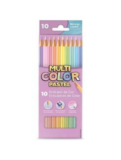 LAPIS DE COR MULTICOLOR PASTEL 111000NP - 10 CORES - UN - FABER