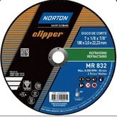 DISCO CORTE REFRATARIO CLIPPER MR832 NORTON 7(180x3,0x22mm)