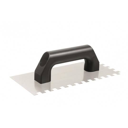 DESEMPENADEIRA DE AÇO DENTADA CORTAG CABO PLÁSTICO 8 MM x 8 MM