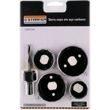 JOGO DE SERRA COPO STARFER 5 PEÇAS REF. 13005109