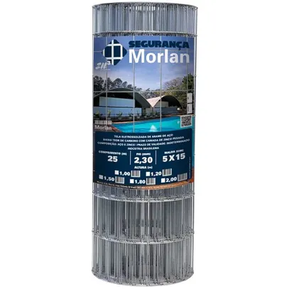 TELA GALV FOGO ALAMBRADO F1,9(50X100) 1,0x25m MORLAN