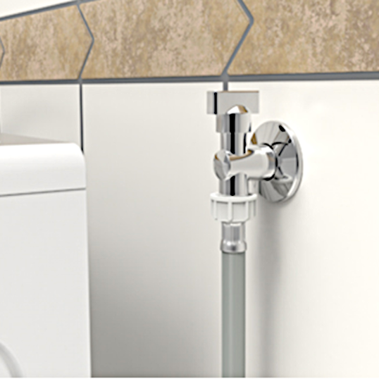 TORNEIRA MULTIUSO 1/4 DE VOLTA ABS BRANCA BLUKIT