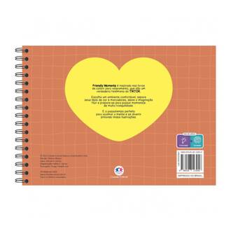 LIVRO DE COLORIR FRIENDLY MOMENTS - UN - CIRANDA CULTURAL