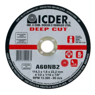 DISCO CORTE MET ICDER FINO 7(177x1,6x22mm)