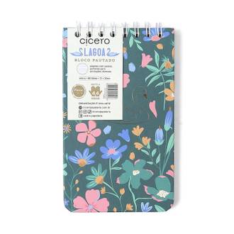 BLOCO ANOTACOES CLASSICO E 12X20 - PAUTADO / CISNE FLORAL - UN - CICERO