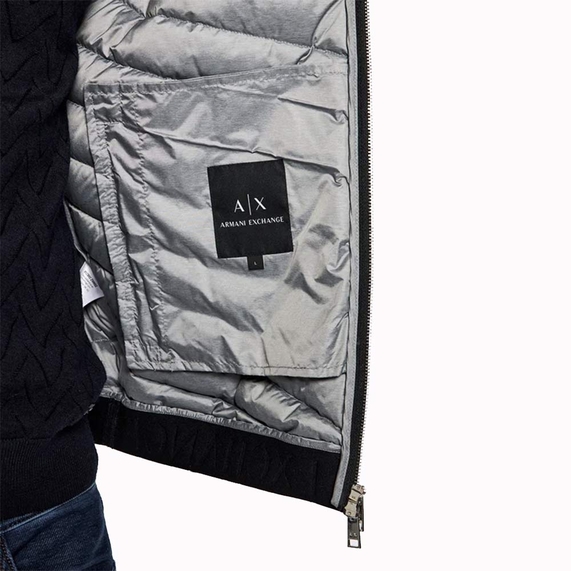 JAQUETA ARMANI EXCHANGE MASCULINA MILANO NEW YORK PRETA