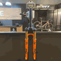 Garfo de Suspensão Fox Kashima Original 32 Laranja 100mm