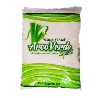 ACUCAR CRISTAL 1KG - UN - ARCO VERDE