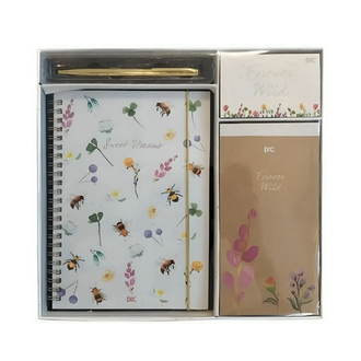 CAIXA CRIATIVA CADERNO C/2 BLOCOS + CANETA - UN - DAC