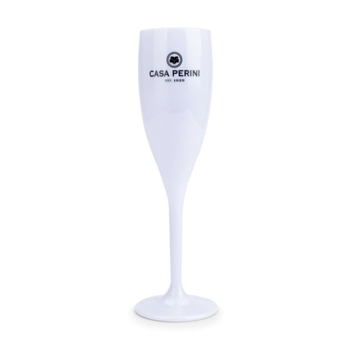 TAÇA DE ACRÍLICO ESPUMANTE - BRANCO - 1