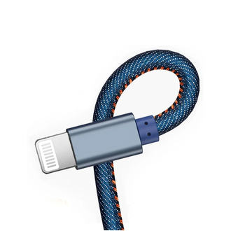 CABO USB - LIGHTNING 1M - 60W - XC-CD-32  - JEANS - UN - X-CELL