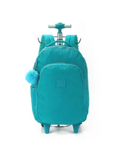 MOCHILA C/RODAS CRINKLE MC47152UP - VERDE - UN - LUXCEL