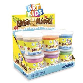 MASSA AREIA MAGICA 200G 05912 - CX 12 - ACRILEX