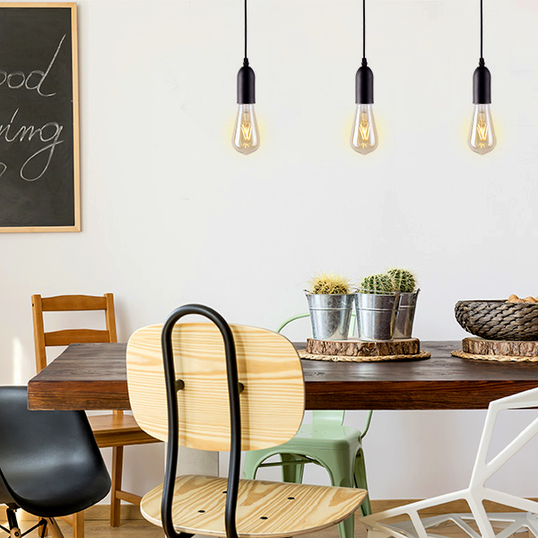 PENDENTE TASCHIBRA - DOT METAL VINTAGE - BASE E27 PRETO P/ 1 LAMP