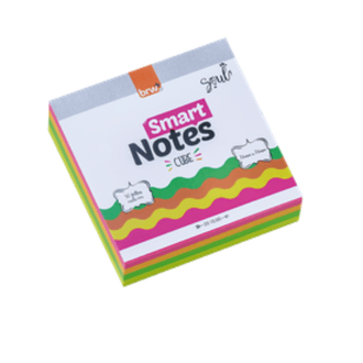 BLOCO ANOTACOES SMART NOTES 200F - 76X76 C/5 NEON BA7602  - UN - BRW