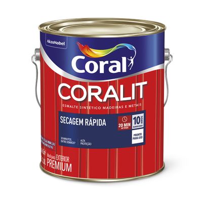 TINTA ESM CORALIT SEC RAP BR BRANCO 3,0L