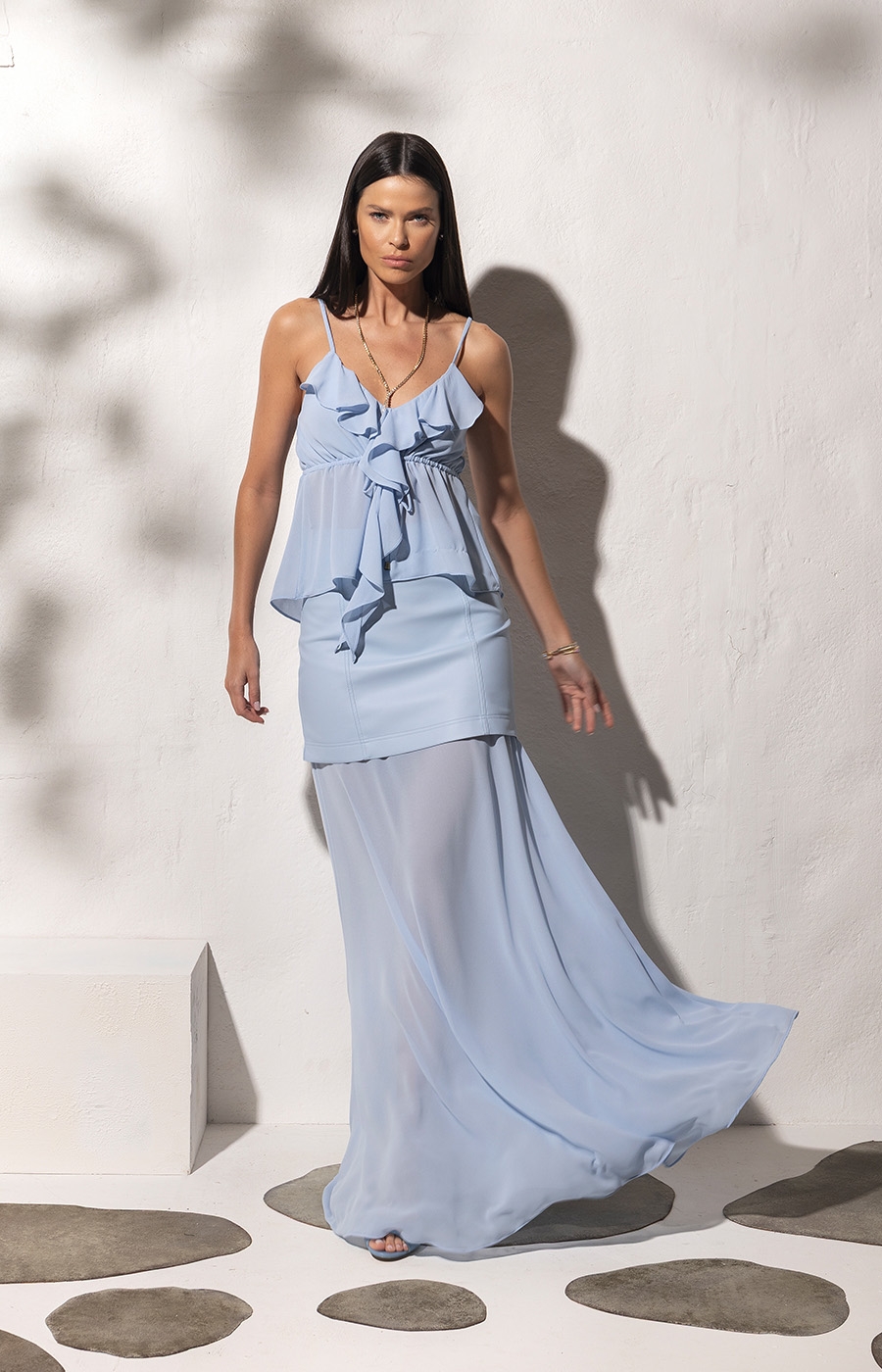 Blusa Sky Light Blue