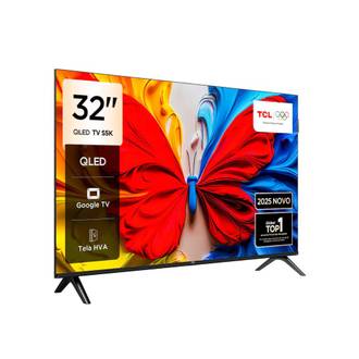 SMART TV QLED 32 FULL HD GOOGLE TV - 3060900 - 32S5K - PRETO - UN - TCL