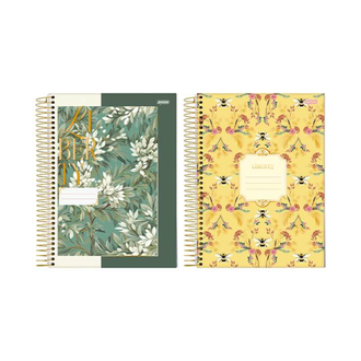 CADERNETA 1/8 ESPIRAL CAPA DUR 80FLS - LIBERTY - UN - JANDAIA