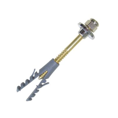 PARAFUSO FIX VASO B10x80mm LATONADO SC(20) NACIONAL