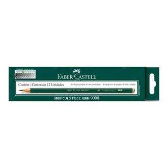 LAPIS PRETO TECNICO SEXTAVADO 9000 - 3B - CX 12 - FABER