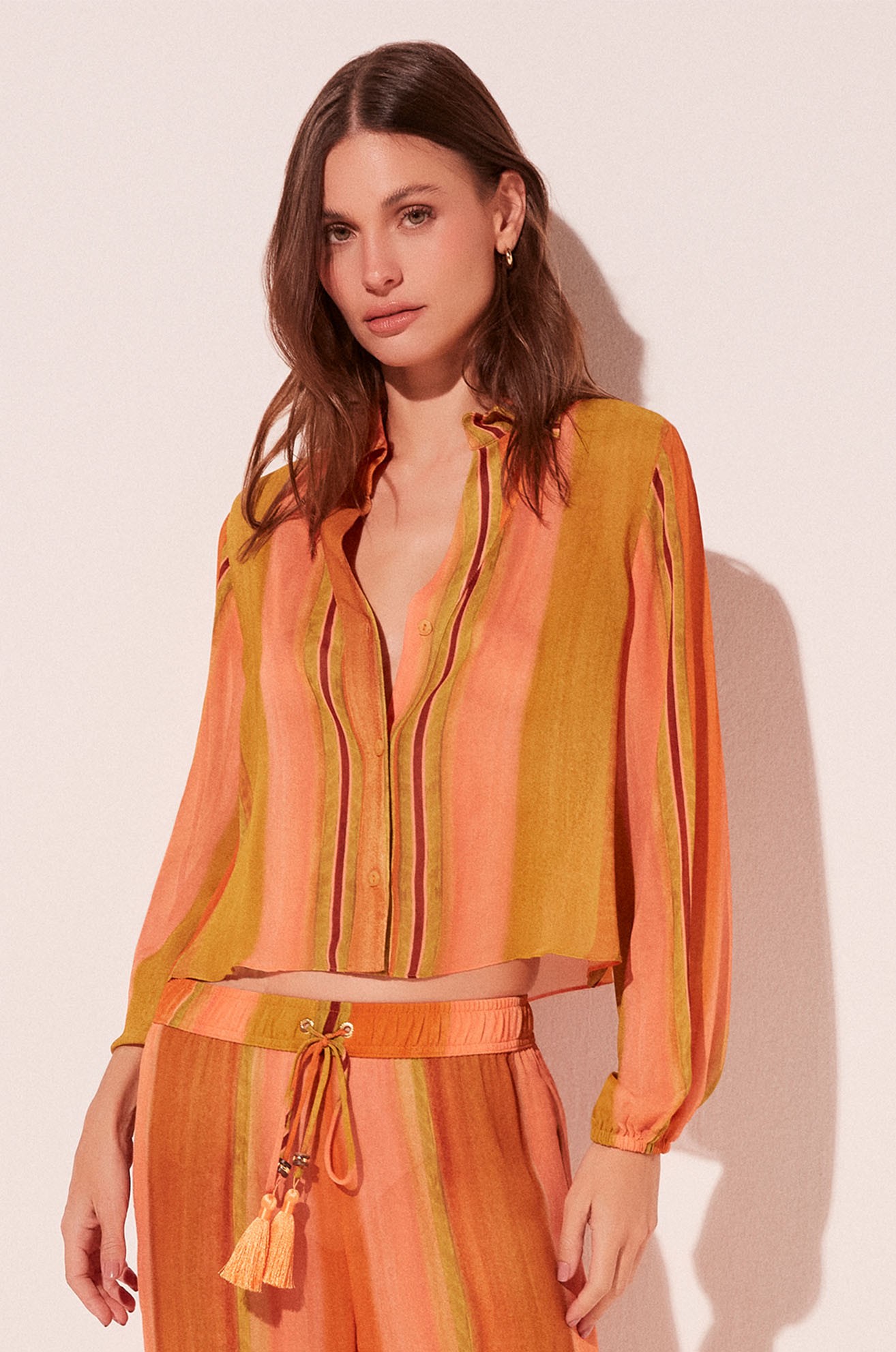 CAMISA MANGA LONGA LISTRA PINCELADA