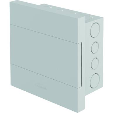 QUADRO DE DISTRIBUIÇÃO PVC LISO AMANCO 04 DISJ.DIN S/ BARRAMENTO