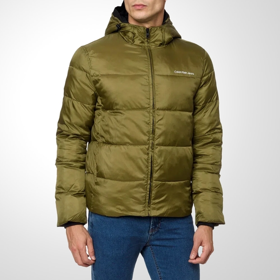 JAQUETA MASCULINA MATELASSE OLIVA CALVIN KLEIN