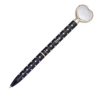 CANETA CORACAO DIAMANTE 1,0MM - 1345 BLACK POA - UN - MOLIN