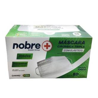 MASCARA CIRURGICA TRIPLA C/50 42018 - BRANCO - UN - NOBRE