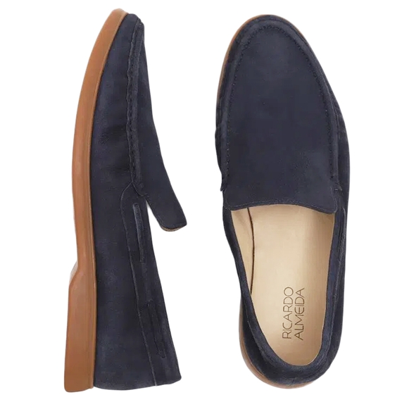 MOCASSIM MASCULINO CAMURÇA MARINHO RICARDO ALMEIDA