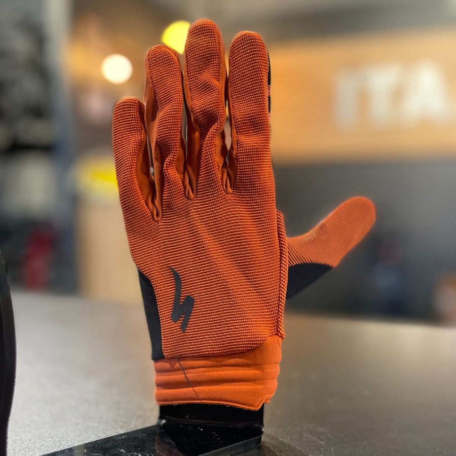 Luva Specialized Dedo Longo Trail Masculina Laranja